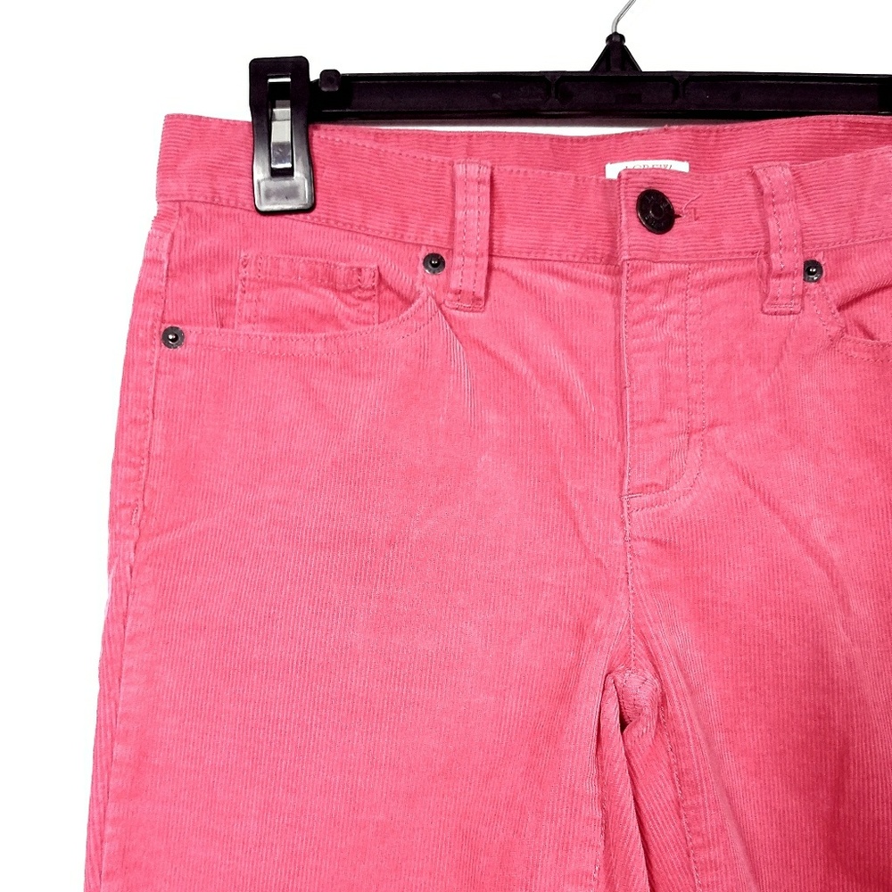 J.Crew Toothpick Corduroy Pants Hot Pink - Picture 3 of 4